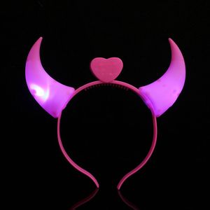 오너클랜 발광 LED 악마 이벤트용품 머리띠 파티
