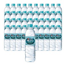 농심 백산수 500ml x 40개 (유/무라벨 랜덤발송)