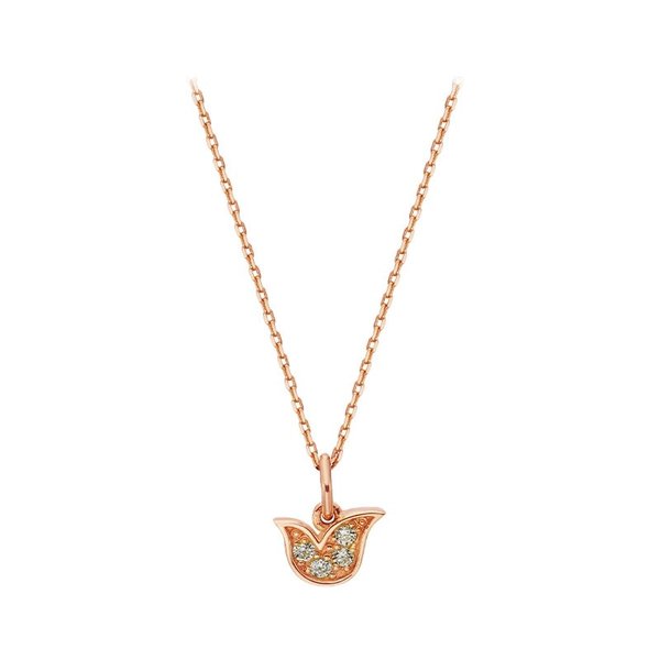 14K 핑크골드 애니버셔리 튤리 목걸이 TNSK4P00109M