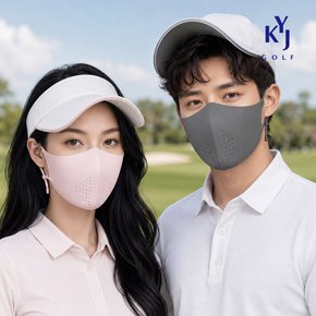 여름 남녀공용 자외선차단 숨쉬기 편한 냉감 펀칭 마스크 KQMLMK03