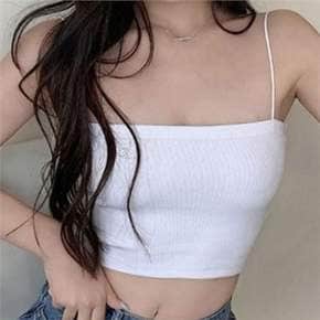 여성 크롭 나시 여성 Slim 나시 민소매 심플 여름 이너