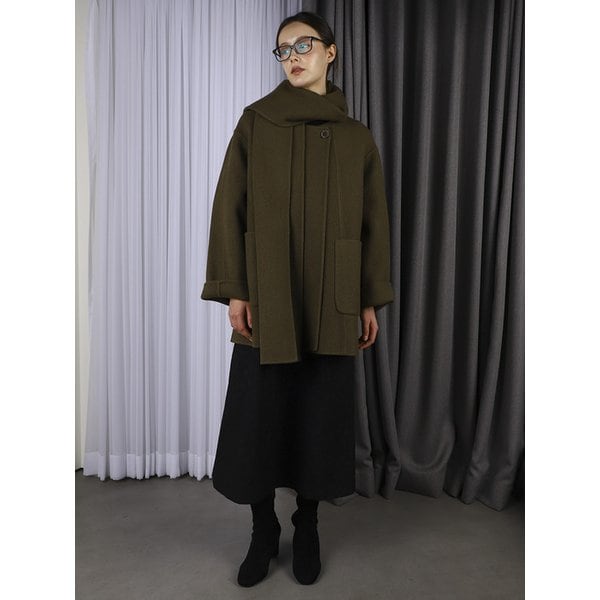 SOFT KHAKI HANDMADE COAT