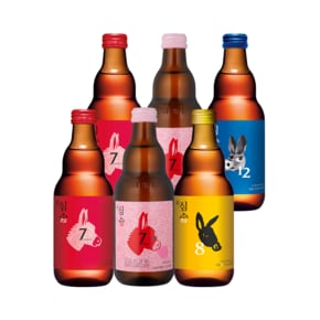 NEW심술(풍선껌맛) 스파클링 라이스와인 330ml x 6입 (7%, 8%, 12%)