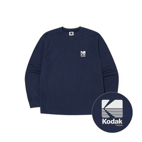 [공식]에센셜 빅로고 긴팔티셔츠 NAVY