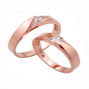 18kGOLD [커플링 남+여] P3476