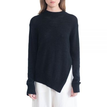 스튜디오니콜슨 스튜디오 니콜슨 SANPO KNIT PULLOVER DARKEST NAVY (1311) (산보 울 니트)