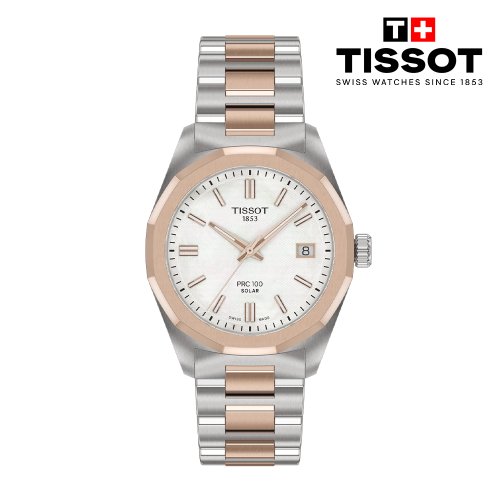 [NEW] PRC 100 솔라 로즈 골드 34mm T151.822.22.111.00