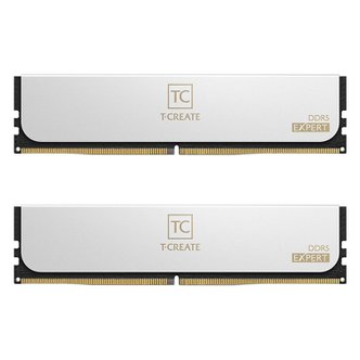 팀그룹 [서린공식] TEAMGROUP T-CREATE DDR5-6000 CL34 EXPERT 화이트 패키지 64GB(32Gx2)