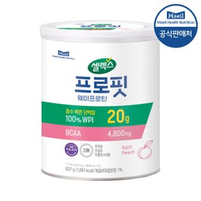 프로핏 웨이프로틴 복숭아맛 627g 1캔