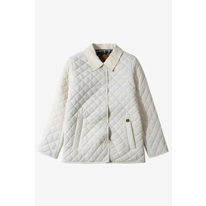 Women Padded Classic Jacket_IVORY_ LPVA0JP01WIV10