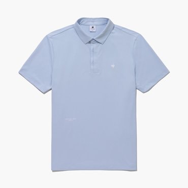 르꼬끄골프 25년  S/S     NEW 남성 볼드 레터링 퍼포먼스 반팔 티셔츠 / BRIGHT BLUE  GQ121MTS34