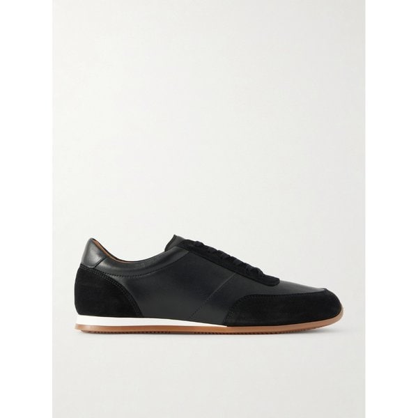 미스터 피 스웨이드 트리밍 가죽 스니커즈 46376663163066042