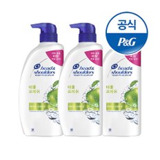 애플프래쉬 샴푸 850ml 3개