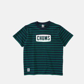 [43%할인]첨스 로고 티셔츠 Navy/Green