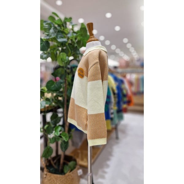 [파주점] 리틀그라운드(YE)데님인더박스- 와펜니트가디건 7511120001