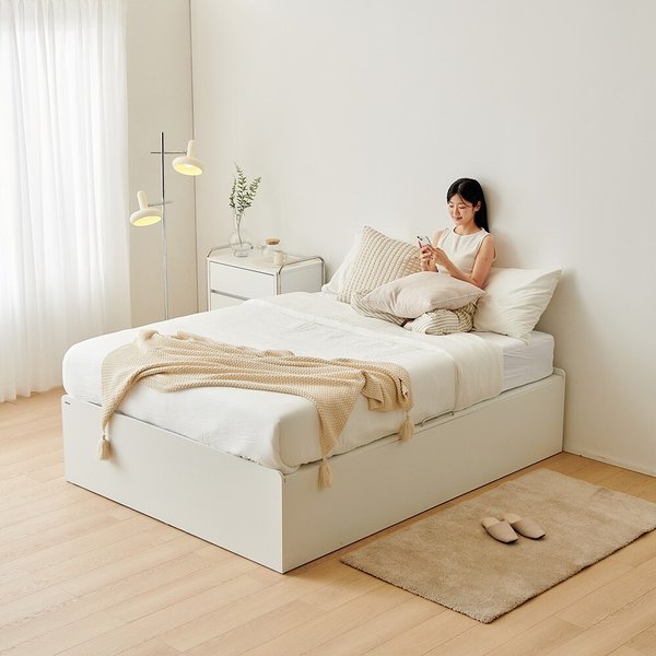 동서가구 마시룸 무헤드 리프트업 벙커침대 Q 프레임 (매트리스 미포함) DF927917