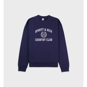 공식온라인 Varsity Crest Crewneck 남녀공용 맨투맨 SRB3MT102NV