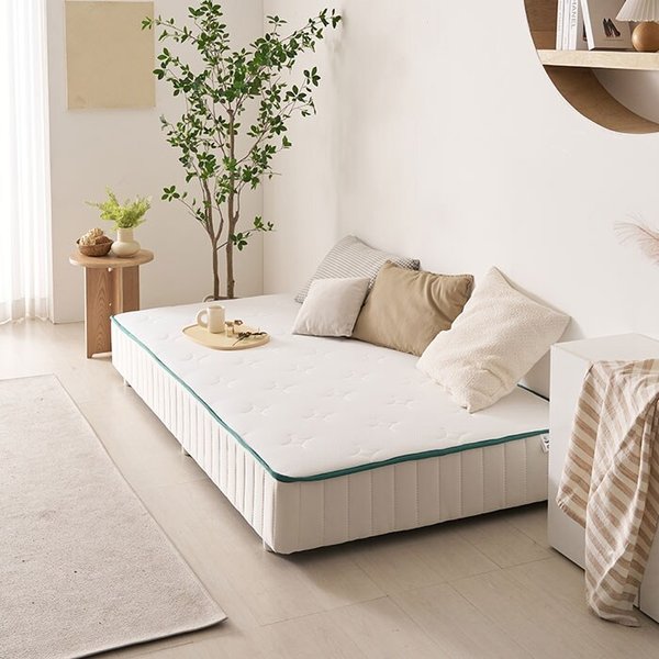 라인 좁은방 자취방 저상형 일체형침대 (본넬스프링/싱글) DB5009R (착불)