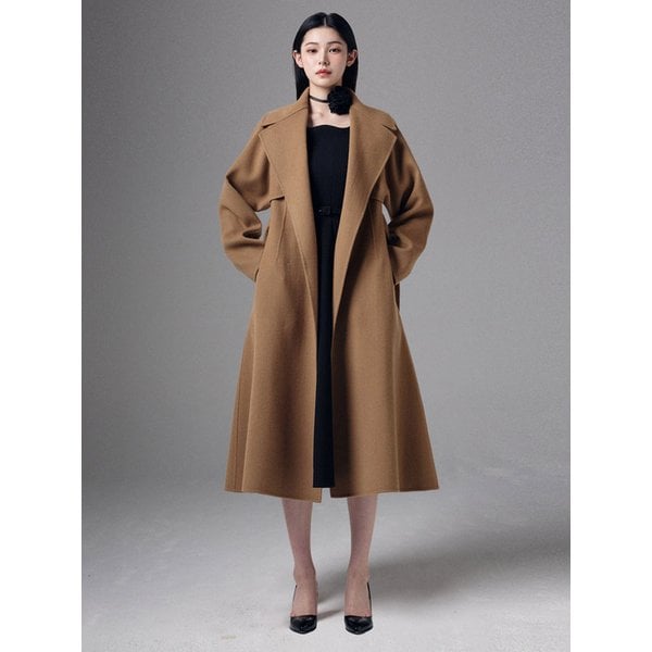 ADEL HANDMADE CASHMERE COAT - beige