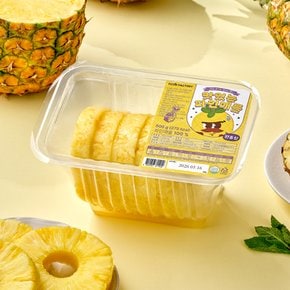 맛있는 파인애플 원통 슬라이스형 500g