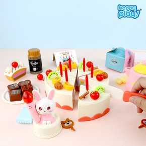 DIY 멜로디 촛불 생일 케이크 유아 어린이 소꿉놀이 장난감