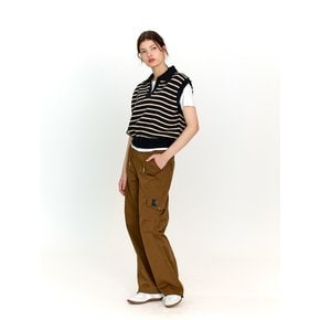 AR_Cotton wide cago pants_2color