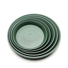 녹색 동그라미 화분 받침 1호(외경137mm/내경113mm)