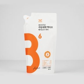 주방세제 액티브 베이킹소다 워터 400ml 리필