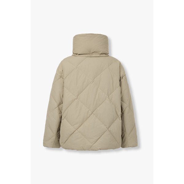 하이넥 퀼팅 하프 다운점퍼 9195414111013