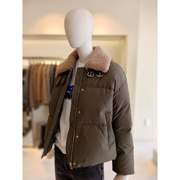 [여주점] 씨씨콜렉트 버클카라넥숏구스패딩점퍼 E254psg186