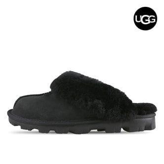 UGG 어그 (W) 23FW 코케트 여성 겨울 방한 털슬리퍼 5125-BLK