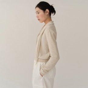 FW24 Cashmere Sweater With Scarf Ivory