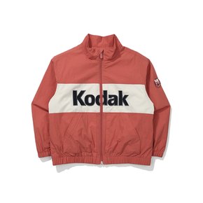 [공식]컬러블럭 우븐 빅로고 안감 자켓 키즈 ORANGE