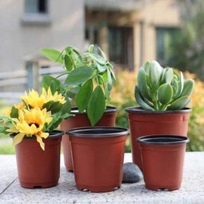모종포트 플라스틱 연질화분 15cm
