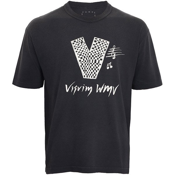 [부산점] 25SS 블랙 점보 S/S V 크래시 티셔츠 0125105010014 BLACK