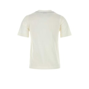 버버리 White cotton t-shirt  8084970 B7347