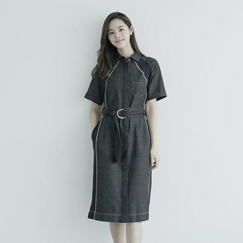 [피컬릿] C denim belt dress(1)