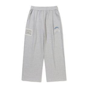 [공식]골드모먼트 핀턱 와이드 팬츠 MELANGE GREY