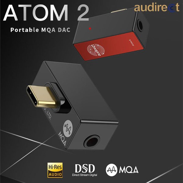 AUDIRECT Atom2 아톰2 C타입 라이트닝 타입 휴대용 DAC - SSG.COM