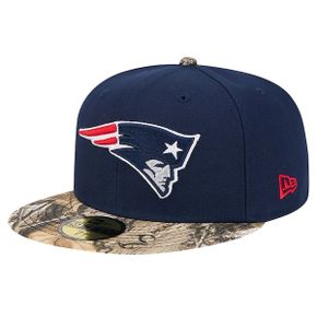 [해외] 1079173 NFL [뉴잉글랜드 패트리어츠] Navy Active TwoTone Camo 59FIFTY Fitted Hat