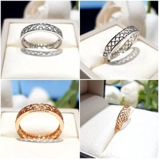 골든듀 [여주점] 로즈레이스(HM)-색상선택- 18K 레이스 반지(281100116)