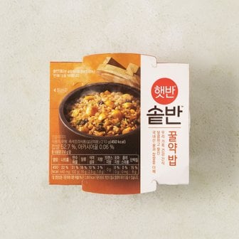 햇반 햇반솥반 꿀약밥 210g