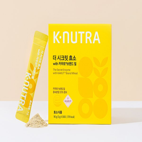 [대용량]케이뉴트라 더 시크릿 효소 오리지널 소화효소 호라산밀300g(3gX100포)