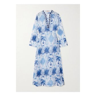 엠포리오 시레누세(EMPORIO SIRENUSE) 엠포리오 시레누세 지아다 프린트 코튼 카프탄 블루 46376663162857000