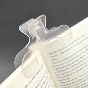 반투명 집게형 북스토퍼 문진 휴대용독서대 (S26795050)