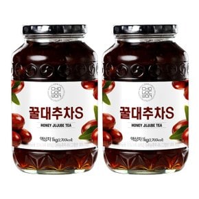 초록원 꿀대추차S 1kg x 2병