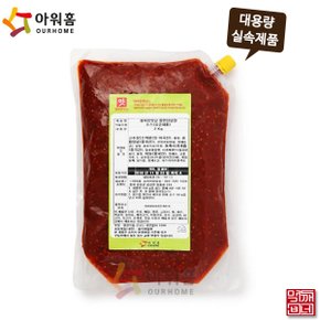 먹깨비네/아워홈 쫄면 양념장 2kg / 대용량