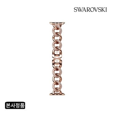 스와로브스키 [본사정품/쇼핑백증정] Sparkling 애플워치 로즈골드 체인 스트랩 5725785