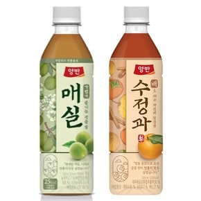 양반 매실차 500ml 12입 + 배수정과 500ml 12입