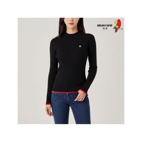 여성 슬림 반목넥 디자인 니트 MMW3SW81_P404041681